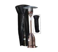 BESTonZON Outdoor Heater Cover Black Umbrella Shaped Rainproof Garden Patio Protector Snow Frost Sun Block