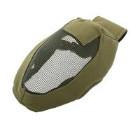 BESTonZON Outdoor Protective Steel Mesh Full Face Guard for Archery Fencing Metal Mesh Mask for Riot Impact Resistance Protective Gear for Field Safety