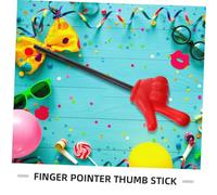 BESTonZON Oversized Hand Gesture Pointer Stick for Teachers Boys and Girls Reading and Classroom Use White Plastic Indication and Lecture Finger Pointing Tool for Presentations and Teaching