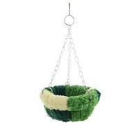 BESTonZON Parrot Warm Hammock Bed Cozy Nest for Birds Hut for Cockatiels Parakeets Lovebirds Material Entertaining Swing Design for Comfortable Sleep