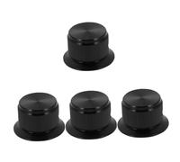 BESTonZON Pcs Aluminum Alloy Knob Guitar Volume Knob Bass Volume Caps Potentiometer Hat