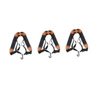 BESTonZON Pcs Double Shoulder Saxophone Strap Sax Harness Padded Leather Lightweight Comfortable and Easy to Adjust for Saxophone