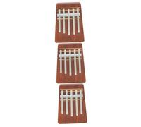 BESTonZON Pcs Portable Key Kalimba Musical Instrument for Beginners Reddish for Boys and Girls