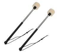 BESTonZON Percussion Drumsticks and Developing Children's Musical Talent with Felt Heads Stainless Steel Good Tone and Texture Suitable for Percussion Instrument Accessory Suitable