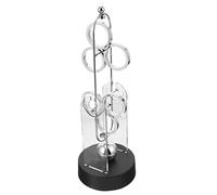 BESTonZON Perpetual Motion Instrument Silver Iron Plastic Desktop