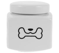 BESTonZON Pet Cremation Urns: Cat Ashes Box - Small Ceramic Remembrance Casket For Dog And Cat Funeral Memorial Keepsake Loss Pet Sympathy 3.73 X 3.65 X 3.65 In