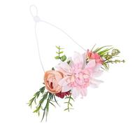 BESTonZON Pet Headwear Floral Wreath Dog Cat Collars Natural Flower Crown for Pet Weddings Dress Up for Puppies Pets Pattern C