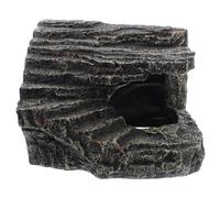 BESTonZON Pet Hiding Places Reptile Rock Hide Cave Resin Hide Cave Reptile Simulation for Lizard Tank Habitat