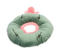 BESTonZON Pet Recovery Cone Cat Recovery Neck Cone Plush Adjustable Cactus Design M Size Soft Elizabethan Collar for Cats and Kittens Post-surgery Wound Healing