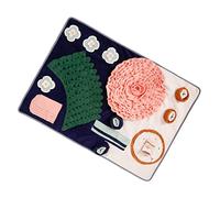 BESTonZON Pet Snuffle Mat for Dogs Sniffing Pad for Interactive Feeding Energy Consuming Enhances Smell Training and Stress for Active Pets