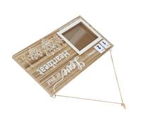 BESTonZON Photo Frame Elegant Sonogram Picture Frame for Shower Decor Memory Keepsake for First Year Memories Smooth Finish