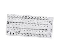 BESTonZON Piano Introduction Stickers Key Keyboard Stickers Beginner Piano Decals Material Easy to Read