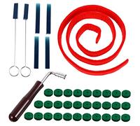 BESTonZON Piano Tuning Kit Rubber Mute and Felt Temperament Strip Includes Piano Tuning Wrench and Hammer for Maintenance