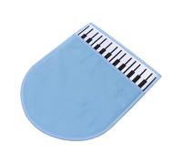 BESTonZON Piano Wipes Cleaning Cloth for Piano Practical Nursing Supple Cleaning Cloth Glove Use in Home Studio Sky-blue