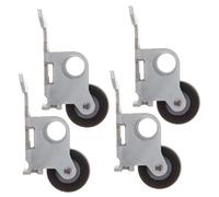 BESTonZON Pinch Roller and Rubber Material with Iron Frame 4pcs for Recorder Sturdy Bearing Roller with Compact Design, Suitable for Cassette Tape Machine Repair and Audio Parts