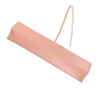 BESTonZON Pink Pu Leather Drumstick Storage Pouch 2pcs, Drumstick Organizer Bag with Mallet Holder for Percussion and Drum Kit Accessories, Compact Carrying Case for Drummers