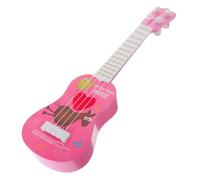 BESTonZON Pink Ukulele for Early Education Musical Instrument Simulation Guitar with String Tension Suitable for Preschool Beginners Developing Rhythm and Talent