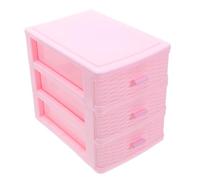 BESTonZON Plastic Desk Organizer Drawers with Multi-layer Storage Design and Drawer Compartments for Space Optimization, for Makeup and Crafts in Bedroom Or Classroom