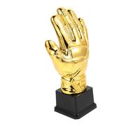 BESTonZON Plastic Goalkeeper Trophy with Unique Glove Design Durable Award for School Tournaments Amateur Leagues Football Competitions Kindergarten Prize