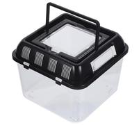 BESTonZON Plastic Tortoise Box with Large Comfortable Space for Climbing Pets and Turtles, Suitable for Domestic Pets and Living Foods Feeding Random Color
