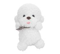 BESTonZON Plush Dog Bichon Frise Stuffed Animal White Soft Poodle Puppy Plush for Sleep Companion Home Decor Gift