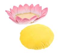 BESTonZON Plush Lotus Cat Sofa Bed Non Slip Pet Mat for Cats Dogs Soft Multi Functional Cushion Easy Clean Pet Bed Comfortable Resting Space for Indoor Use