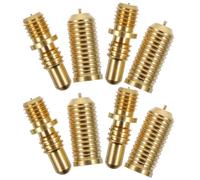 BESTonZON Pool Cue Joint Accessories 4 Sets Copper Golden Billiard Cue Joint Screws Labor and Time-Saving Replacement Parts for Pool Cue Repair