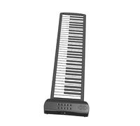 BESTonZON Portable 61-keys Silicone Roll-up Piano Keyboard with Comfortable Hand Feeling and Foldable Design, Lightweight Electronic Keyboard Suitable for Children and Adults