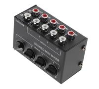 BESTonZON Portable Audio Mixer Passive Mixer for Live Performances Event Use and Studio Recording