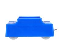 BESTonZON Portable Blue Physics Laboratory Cart Model for Students, Lightweight Plastic Inclined Trolley for Mechanics Teaching Tools and Science Education Experiments