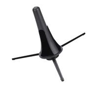 BESTonZON Portable Clarinet Stand Oboe Bracket Stable Foldable Music Stand for Wind Instruments