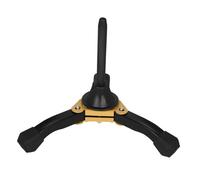 BESTonZON Portable Clarinet Stand Tripod Legs Foldable Holder for Wind Instruments Metal Stable Base Multi