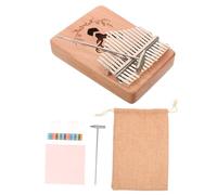 BESTonZON Portable Key Thumb Piano Kalimba Hand Finger Piano Lightweight Solid Wood Musical Instrument for Adults and Multi Functional Versatile Gift with Professional Tuning