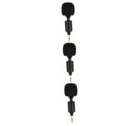 BESTonZON Portable Microphone 3pcs Recording Microphone Sponge Tablet Bendable Portable Mic