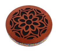 BESTonZON Portable Rain Drum Sound Therapy Hand Drum Ocean for Meditation Relaxing Percussion Instrument