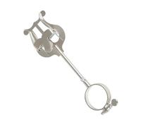 BESTonZON Portable Silver Clarinet Score Clip Music Sheet Holder Lightweight Iron Music Note Clamp Easy to Use for Musicians