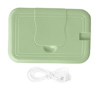 BESTonZON Portable Wet Wipe Warmer Dispenser with Constant Temperature Design for Baby Diaper Wipes 150