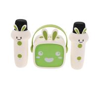 BESTonZON Portable Wireless Karaoke Machine with Dual Microphones for Mini Speaker for Singing and Storytelling Lightweight Compact Ktv Player for Indoor Outdoor Parties