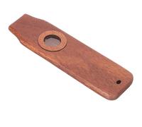 BESTonZON Portable Wooden Kazoo with Membranes for Guitar and Ukulele Accompaniment Lightweight Musical Instrument for Beginners and All Ages Smooth Texture and Easy to Carry