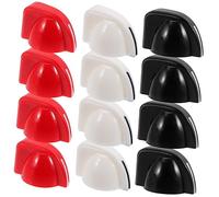 BESTonZON Potentiometer Knobs Replacement Parts 12pcs Control Knobs Assorted Colour Set for Electric Guitars and Sound Equipment for Effect Pedals and Amplifiers
