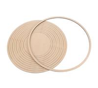 BESTonZON Pottery Accessories Stable Wooden Rail Design Wooden Concentric Geometric Figure Rail Set Ceramic Tools for DIY Pottery Tools Suitable for Studios for Clay and Modeling