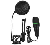 BESTonZON Professional Condenser Mic with Bracket Random Color for Lectures and Classes USB Gaming Microphone Set with Noise Reduction and Broadcast Quality Sound, Metal and Plastic Build