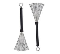 BESTonZON Professional Drum Brush Bamboo Stick Drumstick Set Drawstring Bag for Storage