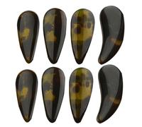 BESTonZON Professional Guzheng Finger Picks Nail Protectors, Double-sided Curved Large Size, Adult Guzheng Thumb Tools for Playing and Learning,