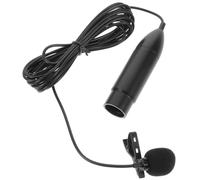 BESTonZON Professional Lavalier Microphone 48V XLR Three-pin Interface Portable Lapel Clip-Broadcast and Speech