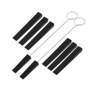 BESTonZON Professional Piano Tuning Kit 6pcs Set with 2 Tuning Forks 4 Long Dampers for Musicians and Technicians