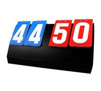 BESTonZON Professional PVC Flip Scoreboard for Basketball Badminton Table Tennis Indoor Sports Scorekeeper with Smooth Edges Use Portable Game Event Counter