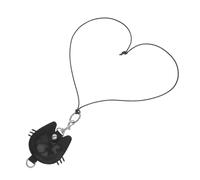 BESTonZON PU Leather Dog Hair Keepsake Keychain Lightweight Memorial Holder for Stylish Pet Remembrance Keyring for Bags Purses and Necklaces Elegant Black Accessory to Keep Dog Close