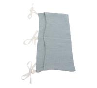 BESTonZON Pure Cotton Storage Hanging Bag for Stroller Organizer Double Slots Diaper Bag Bed Hanging Organizer for Milk Bottle Diaper Toy