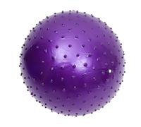 BESTonZON Purple Sensory Massage Yoga Ball for Pregnant Women Burst Fitness Stability Ball with Textured Surface for Muscle Relaxation Indoor Exercise and Pregnancy Relief